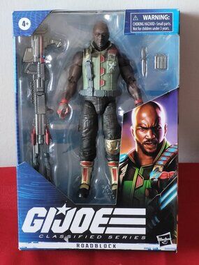 2020 G.I. JOE, ROADBLOCK ACTION FIGURE, MINT IN THE PACKAGE!!!